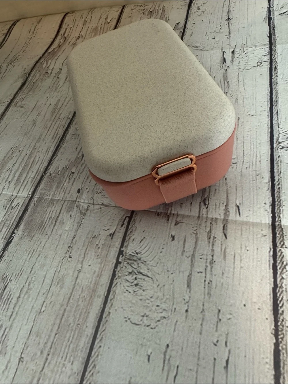 Our Place bento lunchbox set in terracotta pink and cream